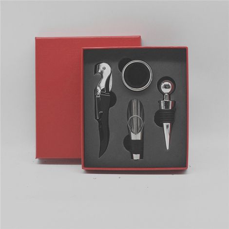 Rostfreier Flaschenöffner aus Edelstahl – Elegantes Korkenzieher-Set für Zuhause, Bar oder Restaurant – Geschenkidee (1/5)