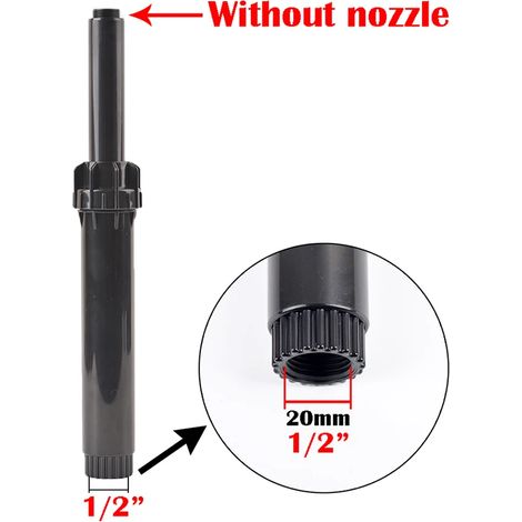 (G5Pcs - Chine continentale) Lot de 5 buses de diffusion réglables de 0 à 360° pour arroseurs escamotables de 1/2 pouce - Outil d'irrigation pour jardin et pelouse (1/5)