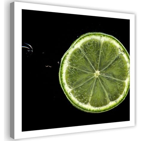 Tableau décoratif Citron vert Fruits 40x40 (1/5)