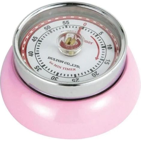 Zassenhaus Timer Magnetico Rosa Design Retrò Cucina