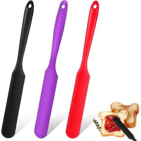 Spatole da cucina in silicone resistenti al calore, 3 pezzi (1/5)