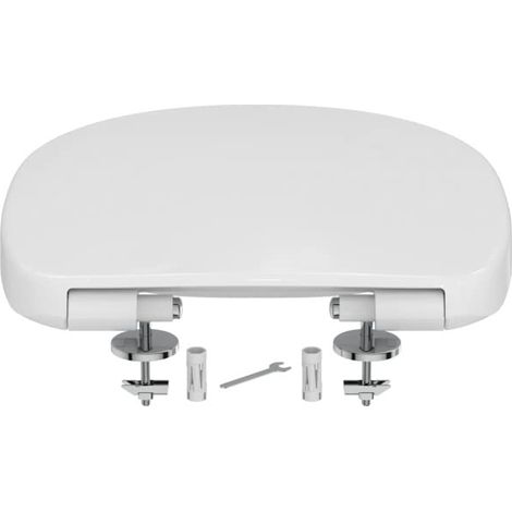 Ideal Standard - Multi Suites, Set di cerniere per sedile copriwater a chiusura rallentata serie Connect Space, EW00167, Neutro