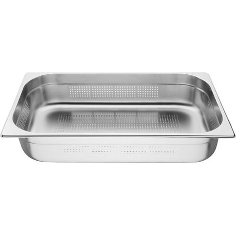 Bac Gastro Inox Perforé GN 1/1 - 100 mm - Vogue
