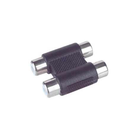 Adaptador RCA 2 Hembras A RCA 2 Hembra Recto