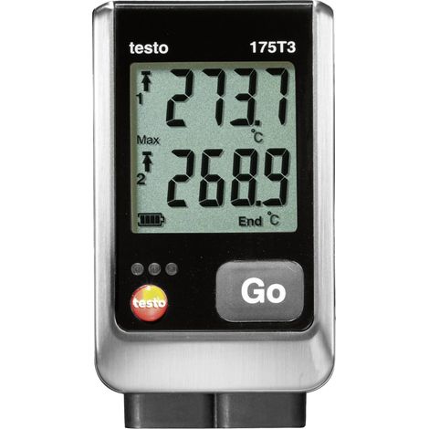 ENREGISTREUR DE TEMPÉRATURE -50 À +400 °C (TYPE T) -50 À +1000 °C (TYPE K) TESTO 175 T3 0572 1753