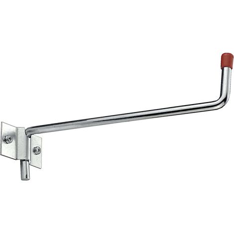 MASIDEF - GANCIO DIRITTO A PARETE ZINCATO, GIREVOLE 60x215x50mm (1/2)