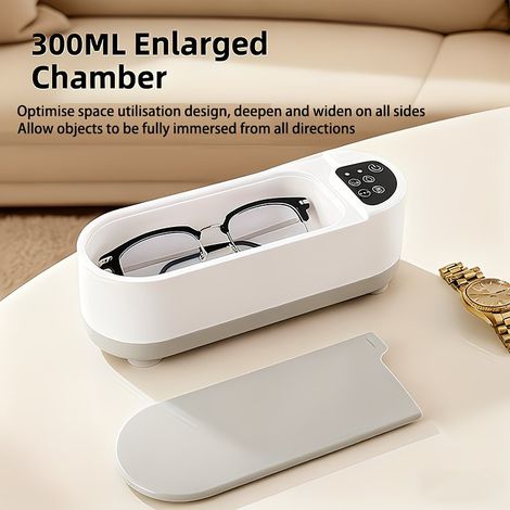 Portable USB Vibration Cleaner, All-round Deep Cleaning Household Device for Jewelry Glasses Watches (1/5)