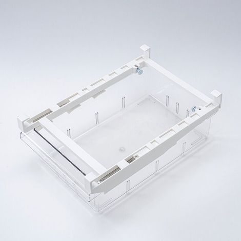 Bac De Rangement Pour Réfrigérateur, Organisateur De Tiroir Coulissant Pour Réfrigérateur, Boîte De Rangement À Support Transparent Pour Cloisons De Réfrigérateur De 1 Compartiment,de (1/5)