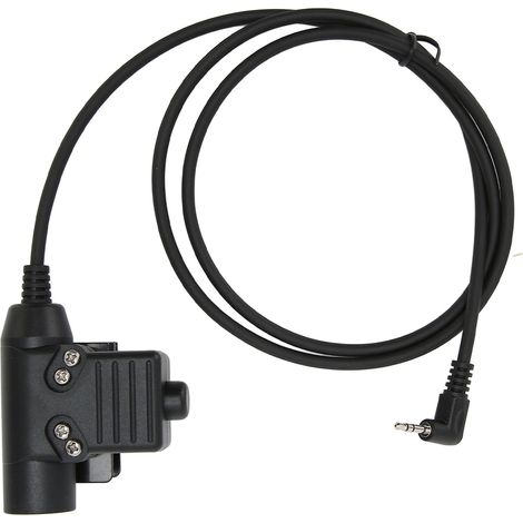 Connecteur de casque pour talkie-walkie, 1 broche, 2.5mm, adaptateur d'écouteur U94 PTT pour Motorola T5620 T6200 6200C TKLR (1/5)