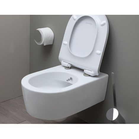 Water/bidet Link sospeso senza brida go clean cm. 56x36 bianco di (1/4)