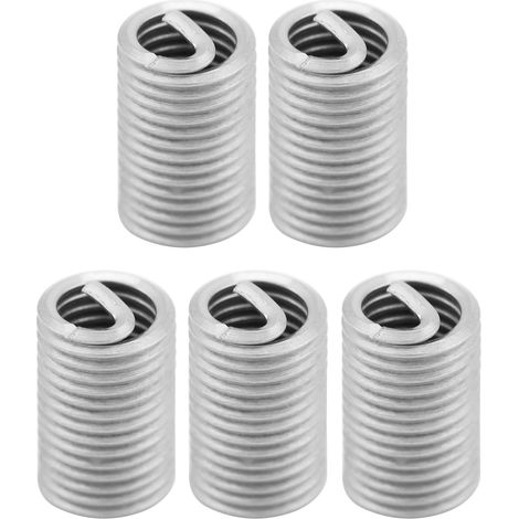 50 inserts filetés hélicoïdaux en acier inoxydable SS304, fil enroulé, M6 x 1,0 x 3D (1/5)