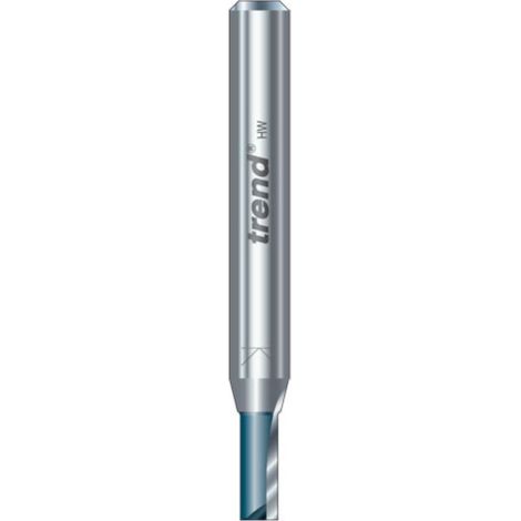 Trend Fresa a due taglienti per gole diametro 7,9 mm x taglio 25,4 mm, adatta per applicazioni come incisione, scanalatura, battentature e mortasatura poco profonda, C012X8MMTC