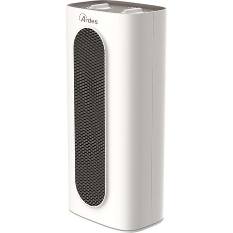 Ardes AR4P18 Keramik-Turmheizlüfter, 2 Leistungsstufen (Eco und Comfort), 2000 W, Weiß