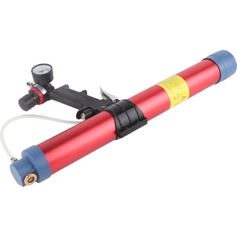 Pistolet à colle verre pneumatique 600ml avec manomètre, kit injection d'étanchéité pour chantier et décoration intérieure (1/5)