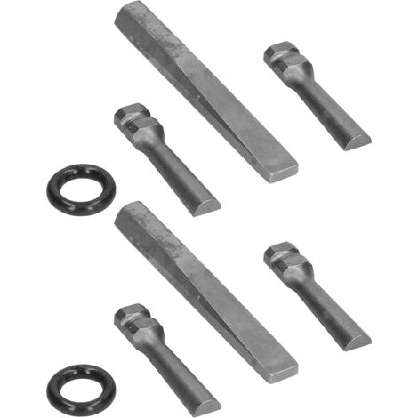 Lot de 2 coins de serrage robustes de 14 mm pour fendeur de pierres en acier rapide. (1/5)
