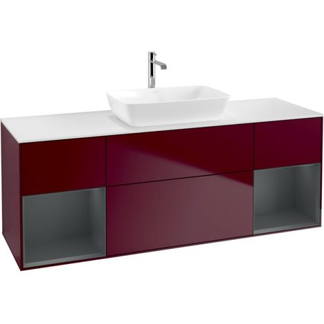 Villeroy & Boch F861HGHB Meuble sous-lavabo Finion F86 (1/2)