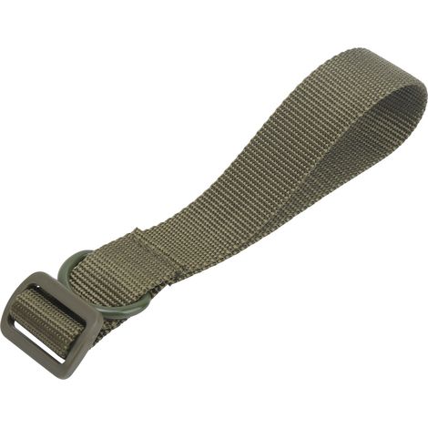 Sangle de sécurité extérieure réglable en nylon, ceinture multifonctionnelle avec anneau en D, verte (1/5)