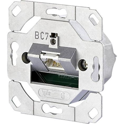 Prise réseau montage apparent (en saillie) insert CAT 6 1 port Metz Connect 1307371200-I métal R07866 (1/3)