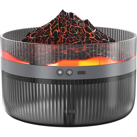 1 Diffuseur, mode flamme et brume, minuterie 2h/8h, arrêt automatique, huiles essentielles, chambre à coucher (1/5)