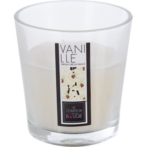 Bougie Parfumée en Verre "Nina" 90g Vanille