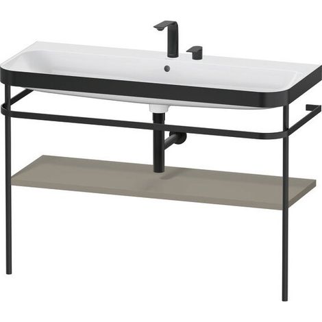 DURAVIT HP4739E92920000 Console métallique au sol avec HD2 Plus, 2HL