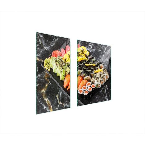PIATTO PROTETTIVO IN VETRO 75x52 SUSHI (1/5)
