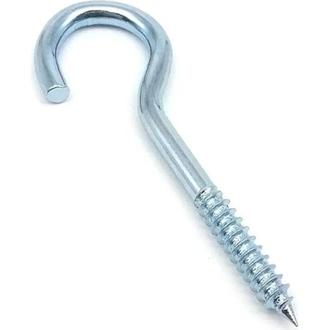 Crochet plafond, 60 mm, 20 mm, pour suspension et décoration (1/4)