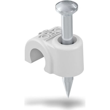 OBO ISO-Nagel-Clip 2009 SP 9mm L: 45mm lichtgrau