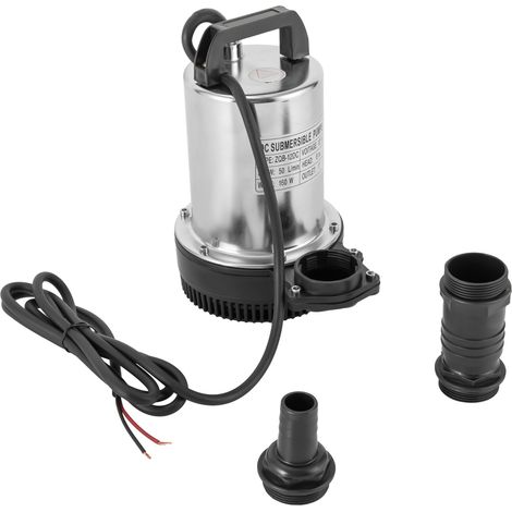 Pompe submersible 12 V, 160 W - Pompe à eau pour puits profond, 100 L/min, 3 sorties (2/1,5/1 pouces), pour irrigation de jardin et ferme, Usage domestique agricole industriel (1/5)