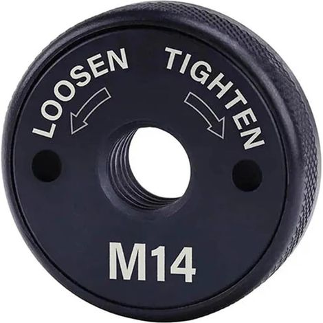 Écrou à dégagement rapide pour meuleuse d'angle M14, d'angle (1/5)