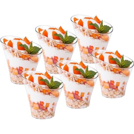 Set de seis cuencos para snacks dulces y salados.