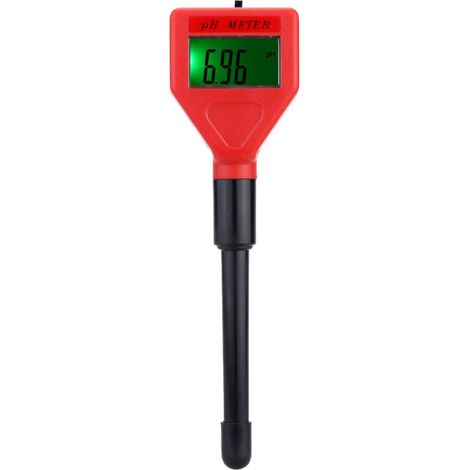 pH-98103 PH-98103 Appareil de mesure de pH professionnel portable avec électrode de pH Écran LCD rétroéclairé Acidimètre Industrie et Expérience Analyseur pH-mètre Mesure de l'eau potable (1/5)