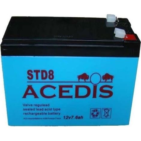 Batterie plomb étanche 12V 8Ah ACEDIS