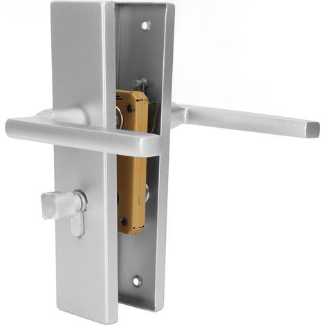 Robuster Türgriff aus schlagfester Aluminiumlegierung, einfache Montage, Türgriff rechts mit Schlüsseln zur Reparatur (1/5)