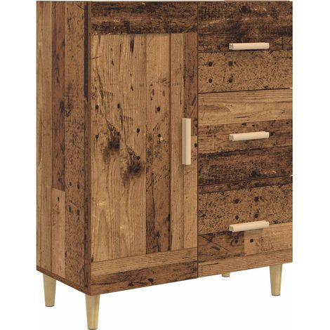 Sideboard Old Wood 69.5 x 34 x 90 cm Engineered Wood vidaXL (1/5)