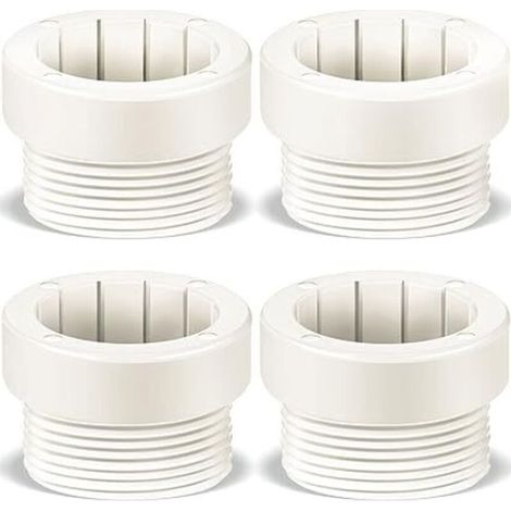 Adaptateur stabilisateur de parasol de piscine fileté de 1,75 pouce pour terrasses extérieures. (1/4)