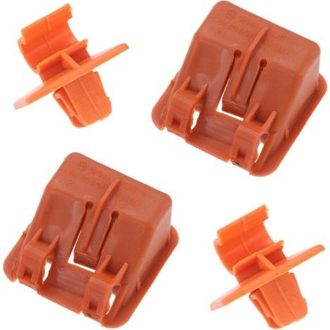 AHLSEN Lot de 2 supports de capot, clip de fixation, pour S-koda Fabia Octavia MK2 2004-2013 1U0823570A, cadre de serrage, clip de boucle