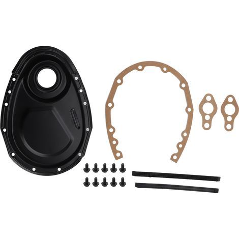 Kit de boulons d'étanchéité de joint de couvercle de chane de distribution en métal pour moteurs SBC 283 327 305 350 383 400 noir. (1/5)