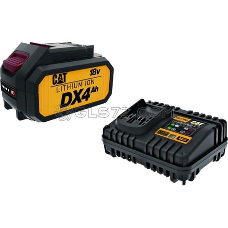 KIT CON 1 BATERIA DE LITIO 18V 4.0AH DXB4 + 1 CARGADOR DE BATERIA DXC4 CAT (1/2)