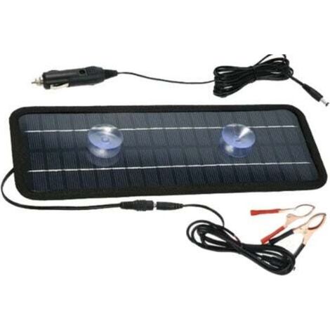 Solar panel, 18V 20W portable solar panel powered by backup battery for car and boat outdoor use
