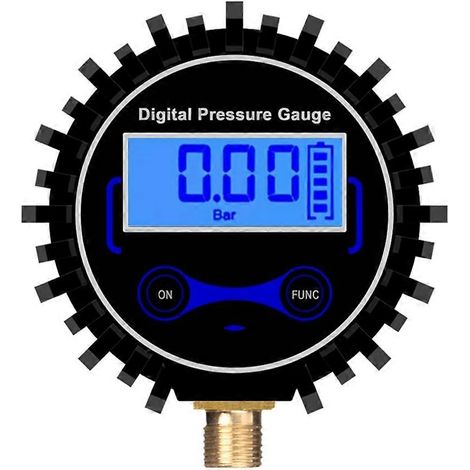 Digitales LCD-Reifendruckmessgerät 0-200 PSI für Auto-, Motorrad- und M11x1-Reifen (1/5)