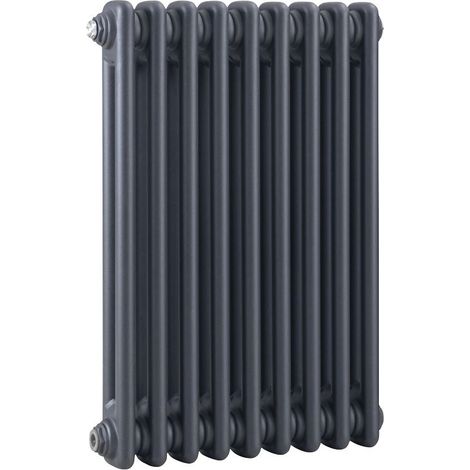 Baridi DH356 Horizontal Traditional 2 Column Radiator 600 x 427mm Anthracite