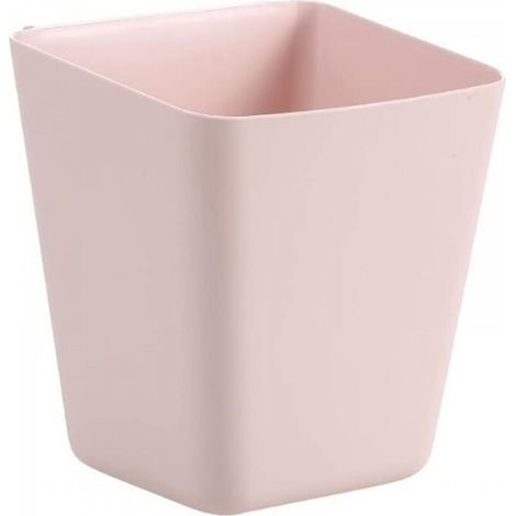 Étagère de bureau, étagère suspendue, boîte de rangement, petite boîte, porte-stylo, panier de rangement simple, boîte de rangement de bureau pour divers objets, ensemble de 3 pièces (rose) (1/5)