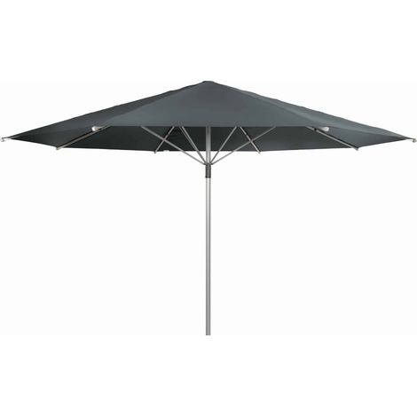 Doppler Gastronomie Sonnenschirm "Braumeister" Ø 500 cm, anthrazit, ohne Volant, Bezug aus 100% Polyester, Gestell aus Aluminium, 17,1 kg Gastronomie Sonnenschirm "Braumeister 500", anthrazit, Ø 500 c (1/5)