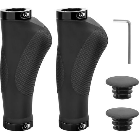 Fahrradgriffe Ergonomische, rutschfest Gummi Lenkergriffe Fahrrad Griffe mit Anti Rutsch Punktdesign, Universal Fahrradlenker Griffe für Fahrräder Mountainbikes E-Bikes Rennräder (1/5)