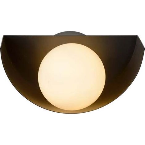 [NEUWERTIG] B-Ware Lucide Wandlampe Benni LED Wandleuchte Lampe dimmbar schwarz Ø10cm 21x10,5cm (1/2)