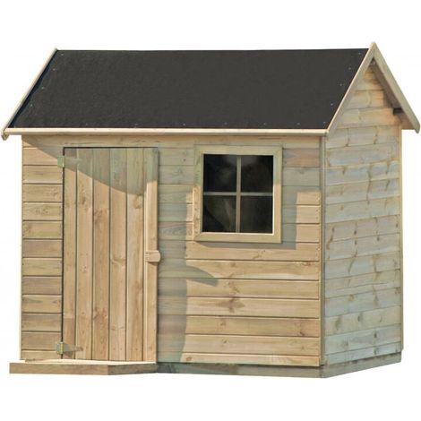 casetta da giardino per bambini in legno domus "mattia" 161x127x158 cm (1/4)