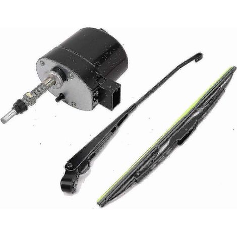 Motore tergicristallo universale trattore e barca a 12 V, 105 mm, il braccio e la lama (1/5)