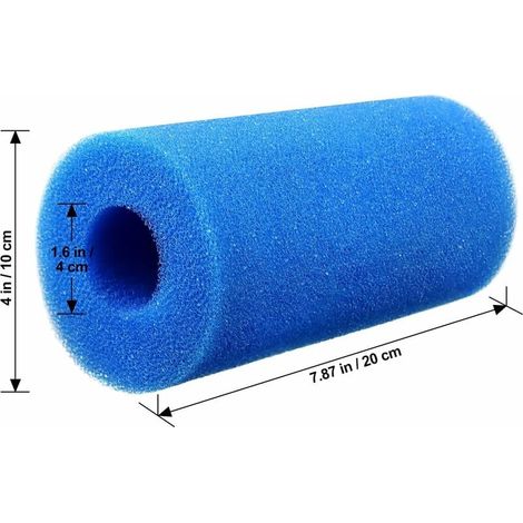 Lot de 6 éponges filtrantes de type A - Pour piscine - Filtre de rechange - Cartouche de pompe - Réutilisable - Lavable - Mousse - Filtre de piscine - Pour piscine, spa (1/4)