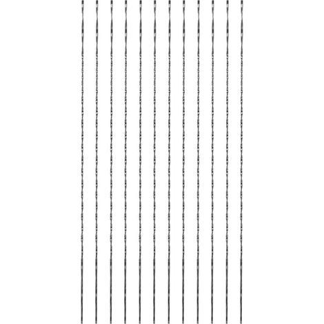 Lot de 12 lames de scie à chantourner Acier au carbone Pour bois, métal, plastique Sciage en courbe, coupe fluide (1/5)
